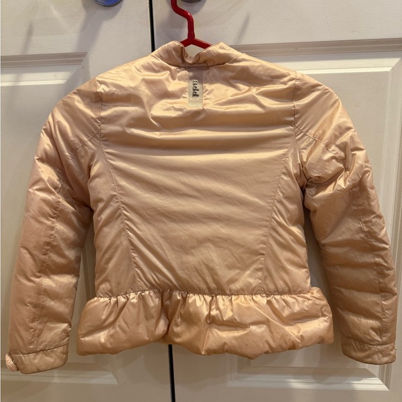 Blush pink ADD Down peplum jacket size 10 XXS worn and runs slightly small - Picture 3 of 6